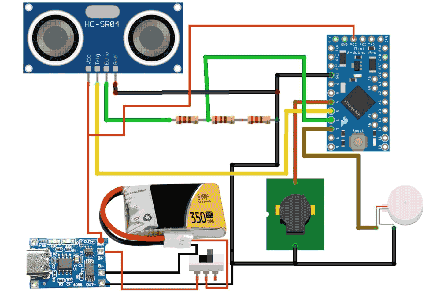 Projet Capteur d'objet pour aveugle